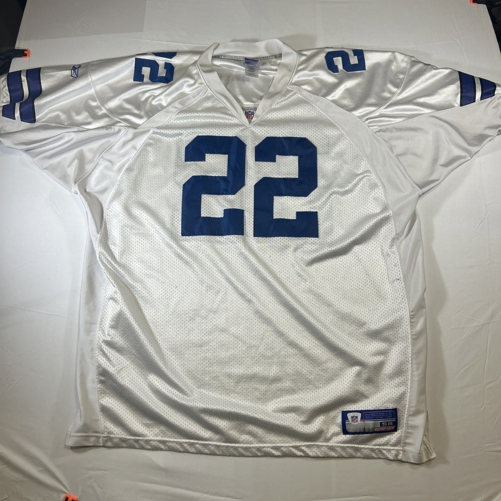 Dallas Cowboys Emmitt Smith #22 100% Authentic Reebok Jersey Size 58 3XL